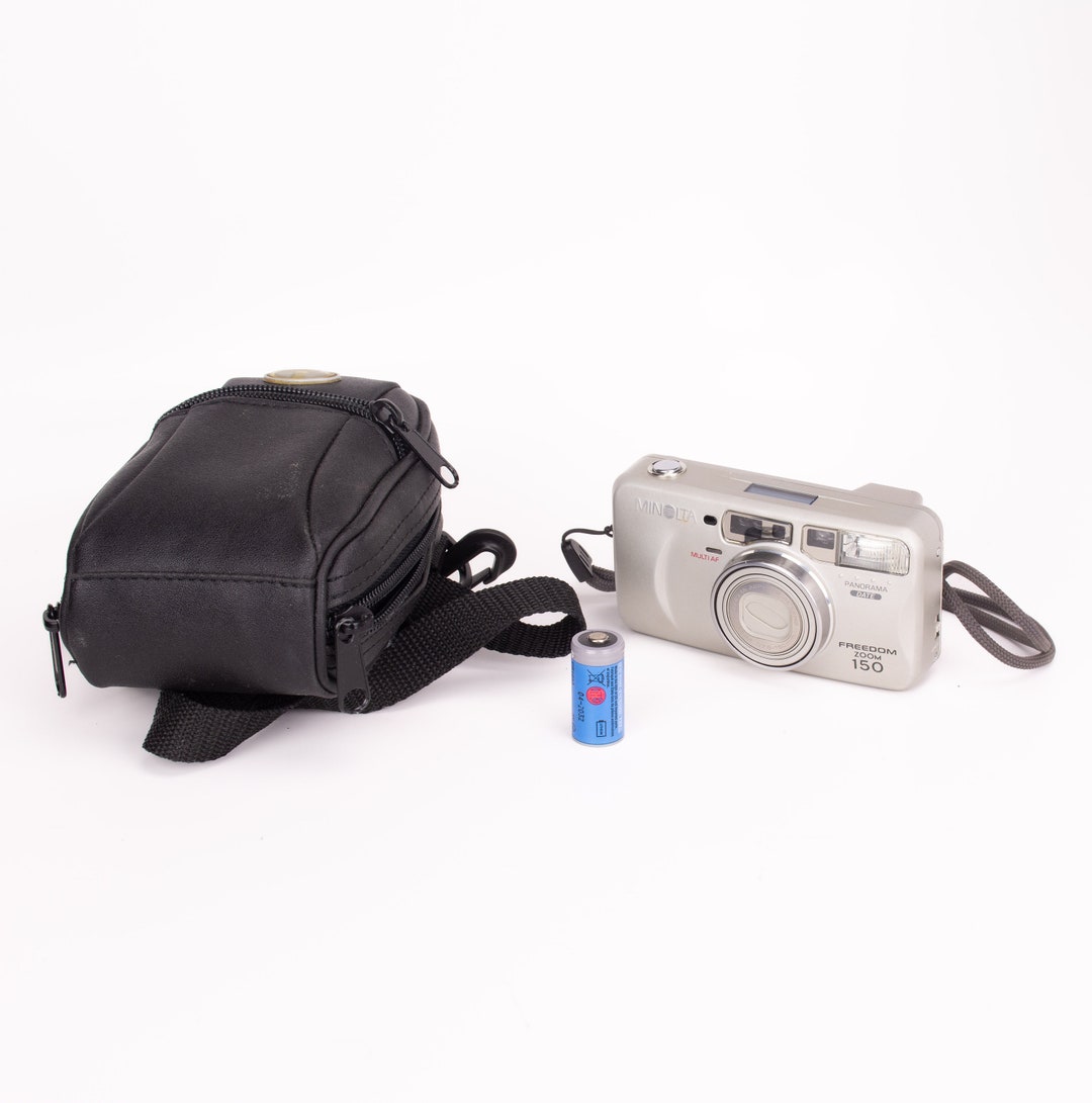Minolta Freedom Zoom 150 35mm Film Camera Kit Panorama Etsy