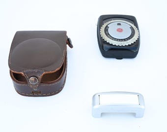 Medidor de exposición General Electric PE-1 / Con accesorio para incidentes / Probado