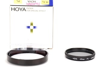 49mm Hoya PL Linear Polarizer - Lens Filter - Fully Functional and Tested - 30 Day Guarantee