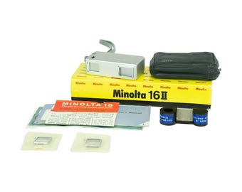 Minolta 16 II Spy Camera - 16mm Film Camera - Mint Condition- in Original Box