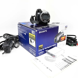 Retro Sony Handycam HDR-HC3: HDV MiniDV Camcorder w/ Video Grabber