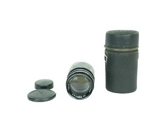 Vintage Lentar 135mm F3.5 Lens: KE Mount, Exakta, with Case