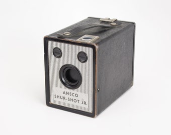 Funky Art Deco Ansco Shur-Shot Jr Film Camera - Tested