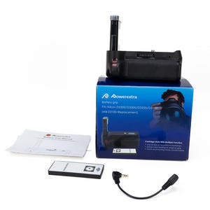 Powerextra Battery Grip for Nikon D3100/D3200/D3300/D5300 with Remote