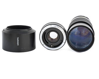 Tamron 80-210mm Zoom Lens with Adaptall 2, Canon FD Mount & Vivitar 2X-4 Tele Converter