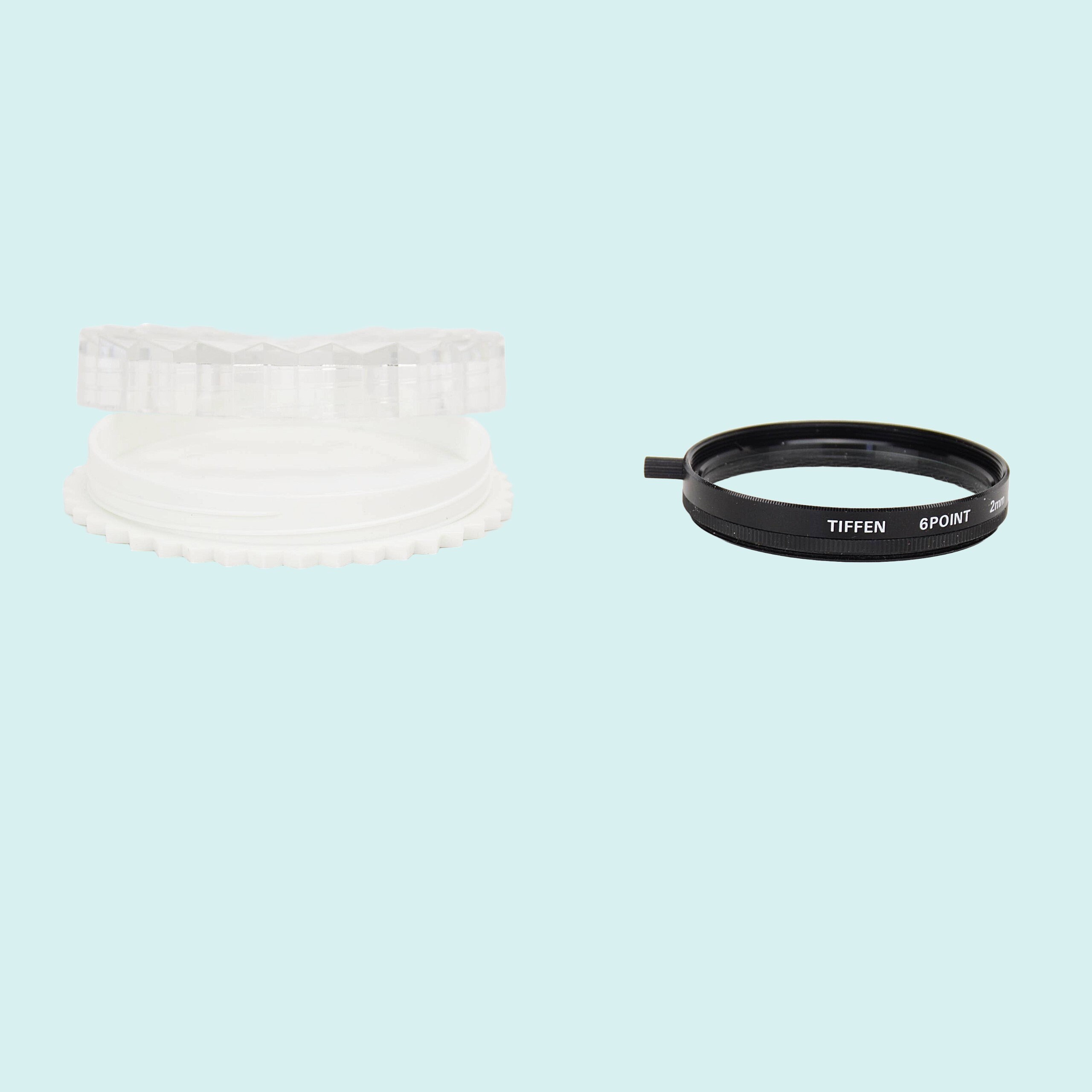 Tiffen 55mm 6 Point 2mm Star Lens Filter - Fully Functional and Tested - 30 Day Guarantee