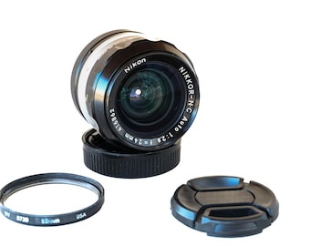 Vintage Nikkor-NC 24mm f/2.8 non AI lens  | Nikon F Mount, Tested