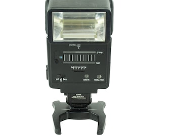 Vintage Sunpak Auto 433 D Camera Flash for Minolta