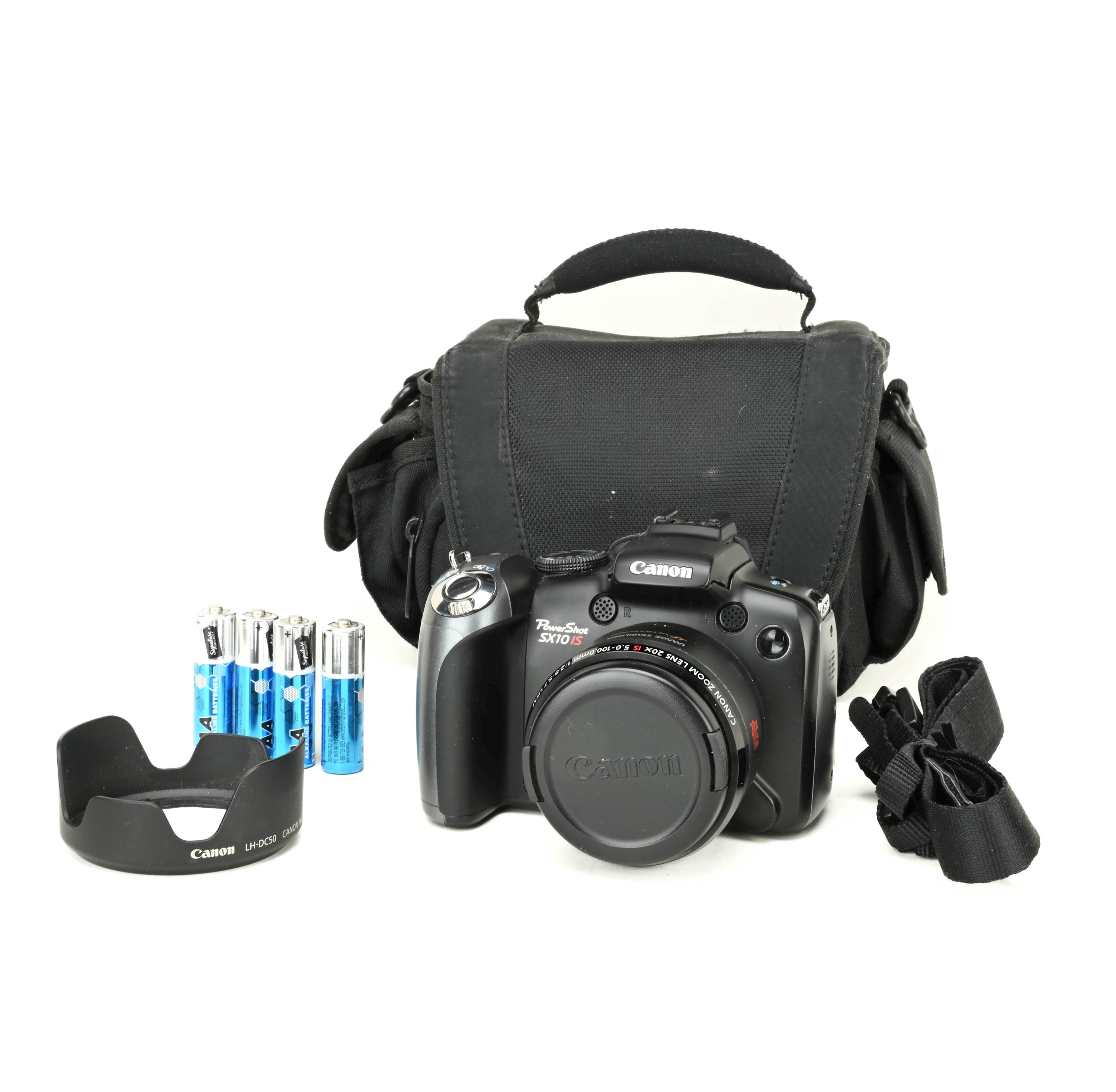 Étui Appareil Photo Navitech Noir Pour Canon PowerShot SX260 HS