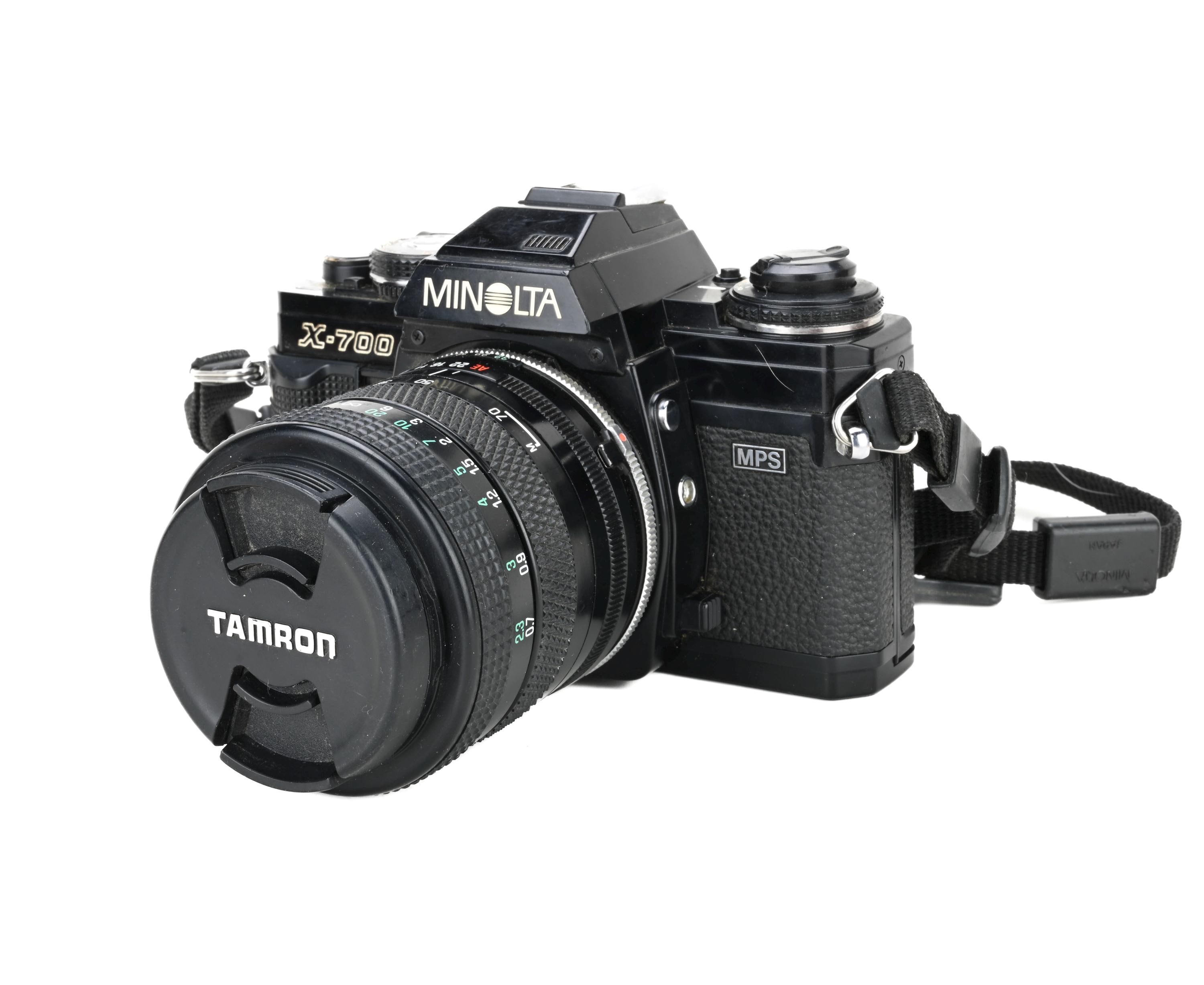 美品MINOLTA X-700 一眼レフカメラと付属品レザーバック付すべてセット MINOLTA New X-700 － ミノルタ ニューX-700 － ミノルタのMF一眼