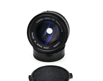 Mint Canon FD 50mm F1.4 Lens: Tested, 30-Day Guarantee