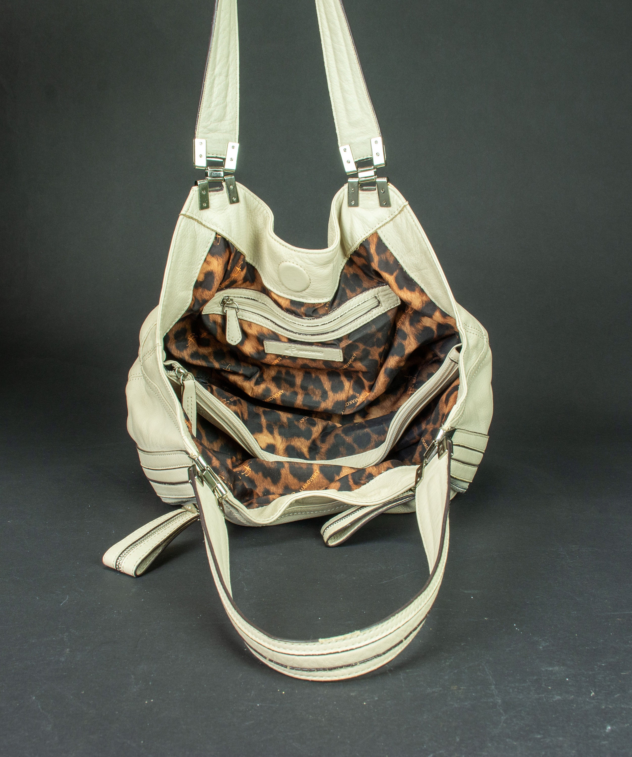 Vintage B Makowsky Leather Hand Bag B Makowsky Purse Etsy
