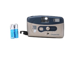 Polaroid 200 BF 35mm Film Camera | Reusable Focus-Free Point & Shoot