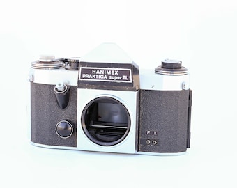 Vintage Hanimex Praktica Super TL 35mm SLR Camera Body only – M42 Mount READ  listing.