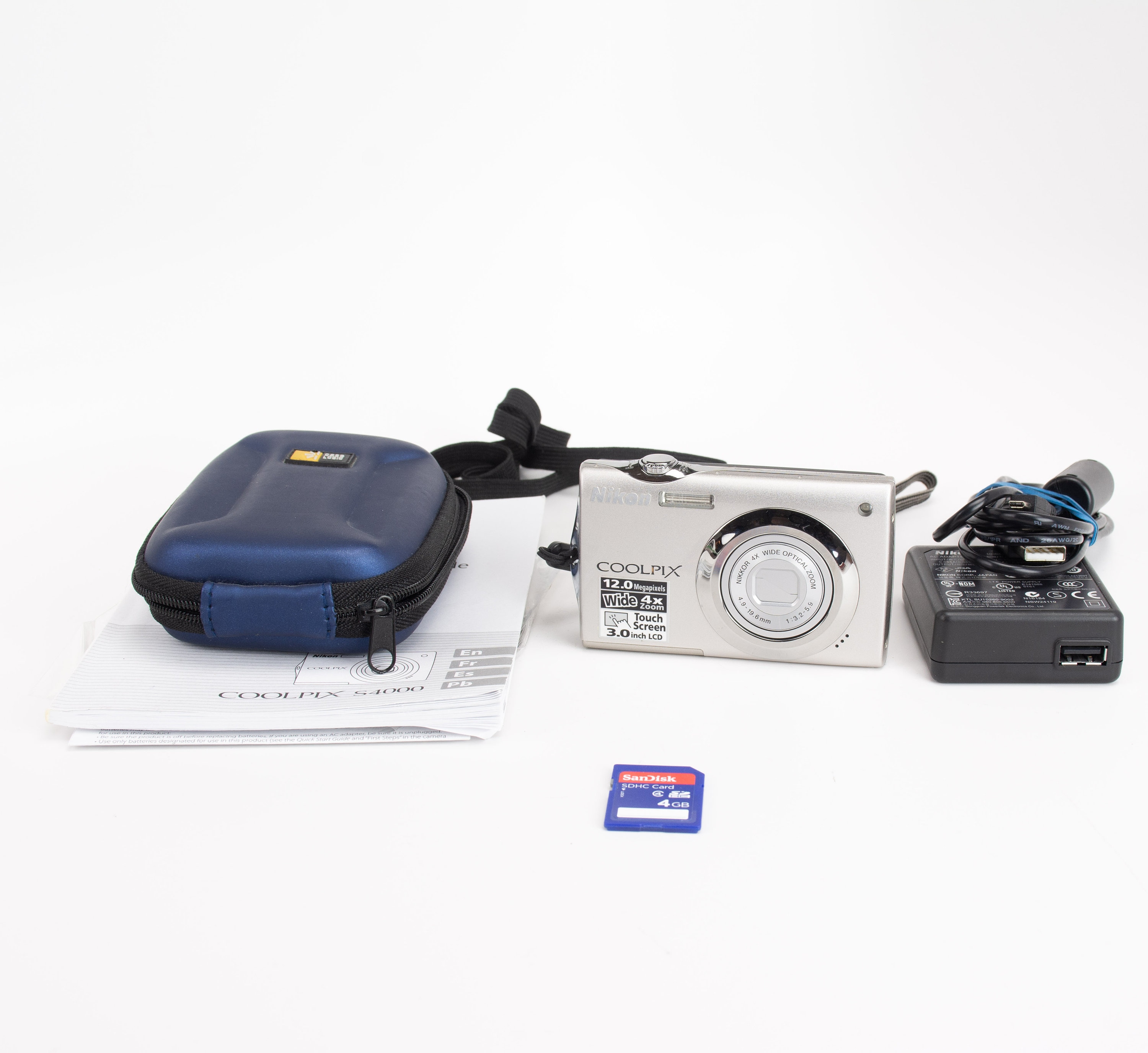 Nikon COOLPIX S4000 12.0 MP Digital Camera Kit Comes With - Etsy