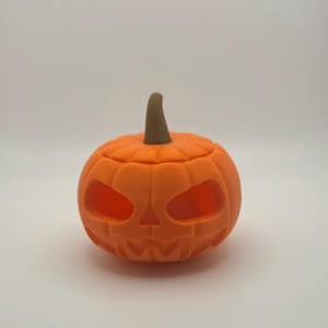 Pumpkin LED tealight holder Halloween