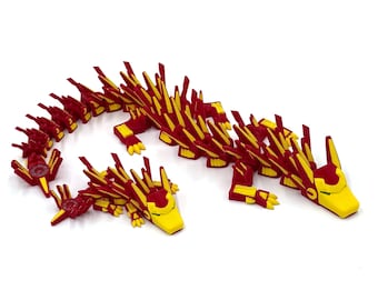 3D Printed Articulating Robot Dragon