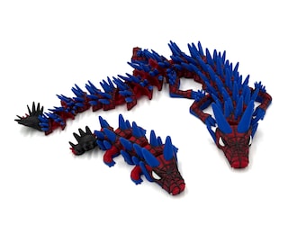 3D gedruckter artikulierender Spinnendrache