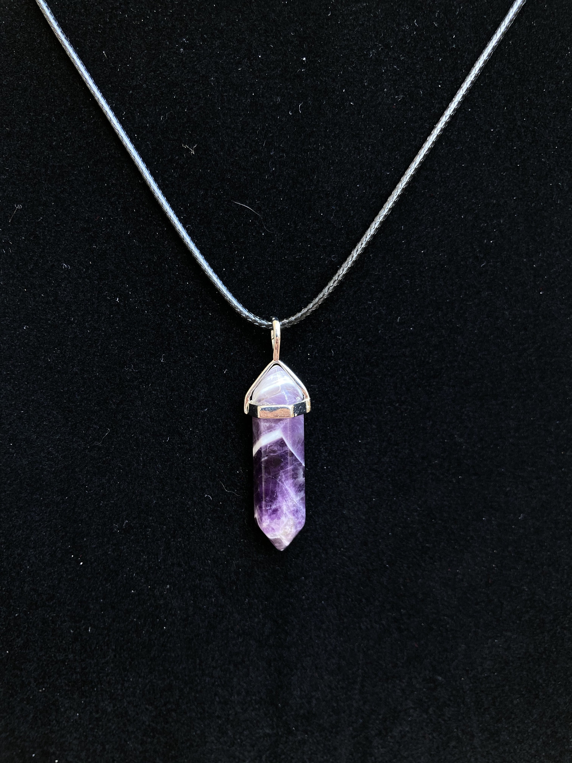 Hexagonal Pendant African Amethyst Etsy