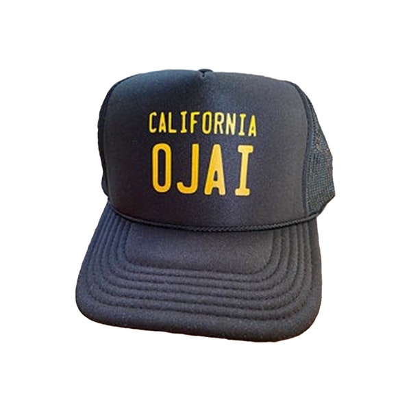 Ojai License Plate Trucker Hat