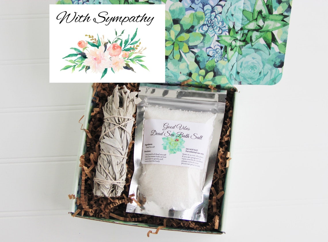 Sympathy Holistic Gift Box for Women Grief Gift Basket for