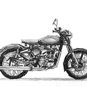 The Classic Ride Original Sketch