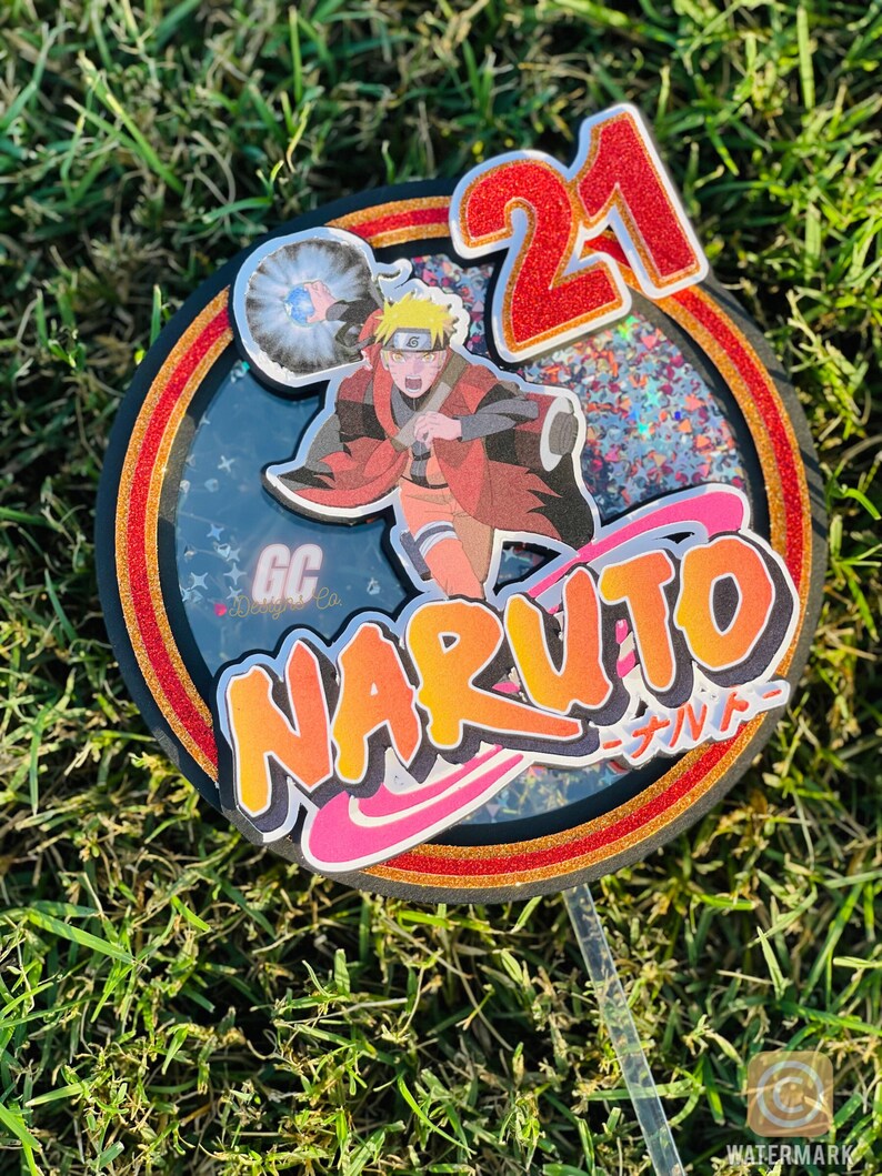 Naruto Cake Topper Etsy