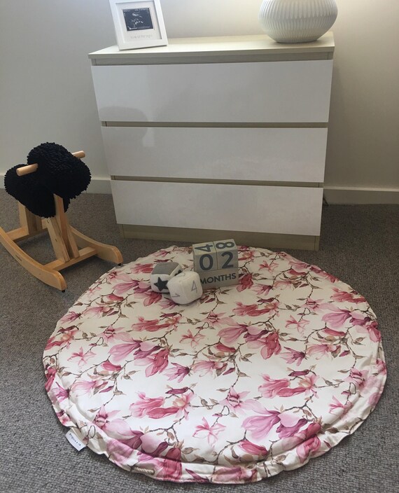 floral baby play mat
