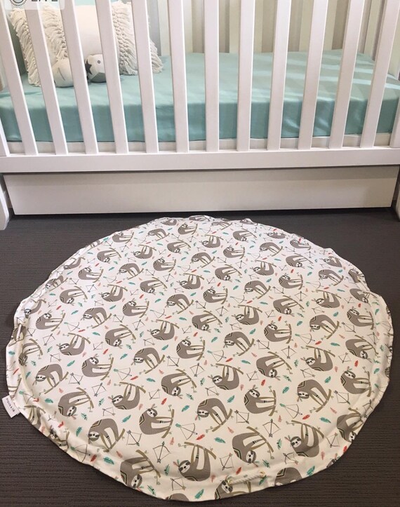 round baby play mat