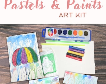 Pastels & Paints Art Kit