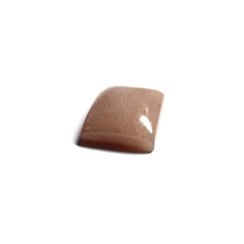 Cabochon by HK International Gems Natural Moonstone Cushion Shaped Plain Polished 21x20x8 MM 39.52 Ct Loose Pink Moonstone for Jewelry
