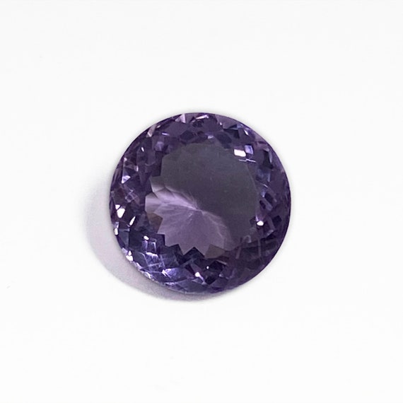 Natural Amethyst 8x8x5 MM 2 Ct Round shaped Gemstone by HK international Gems