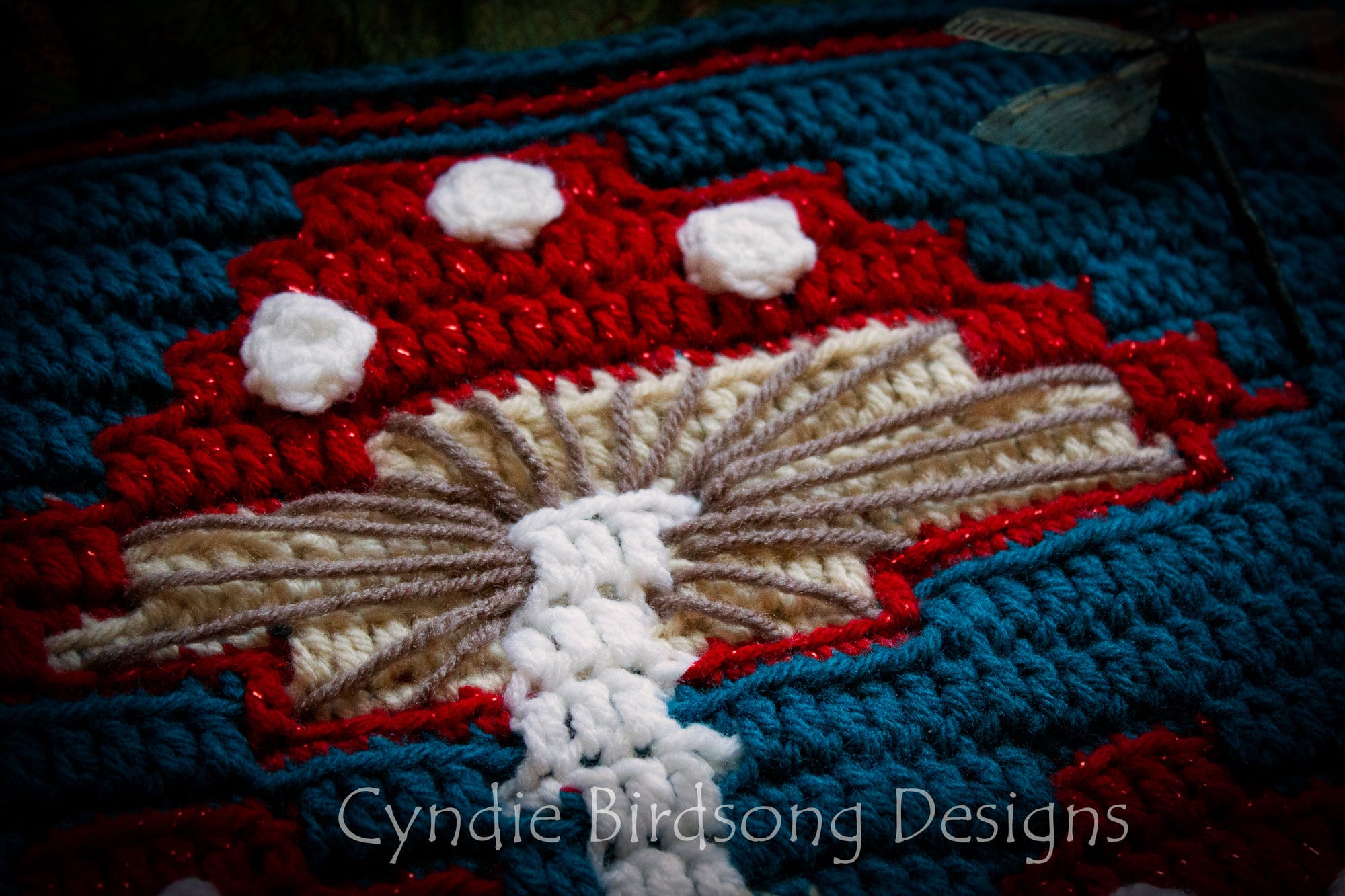 PDF PATTERN Zen Garden Magic Mushrooms Mosaic Etsy España