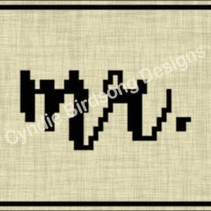 PDF PATTERN - &quot;Fancy Mr.&quot; Overlay Mosaic Crochet Square for grooms, weddings, home decor, showers, tote bags, wall hangings, pillows, gifts