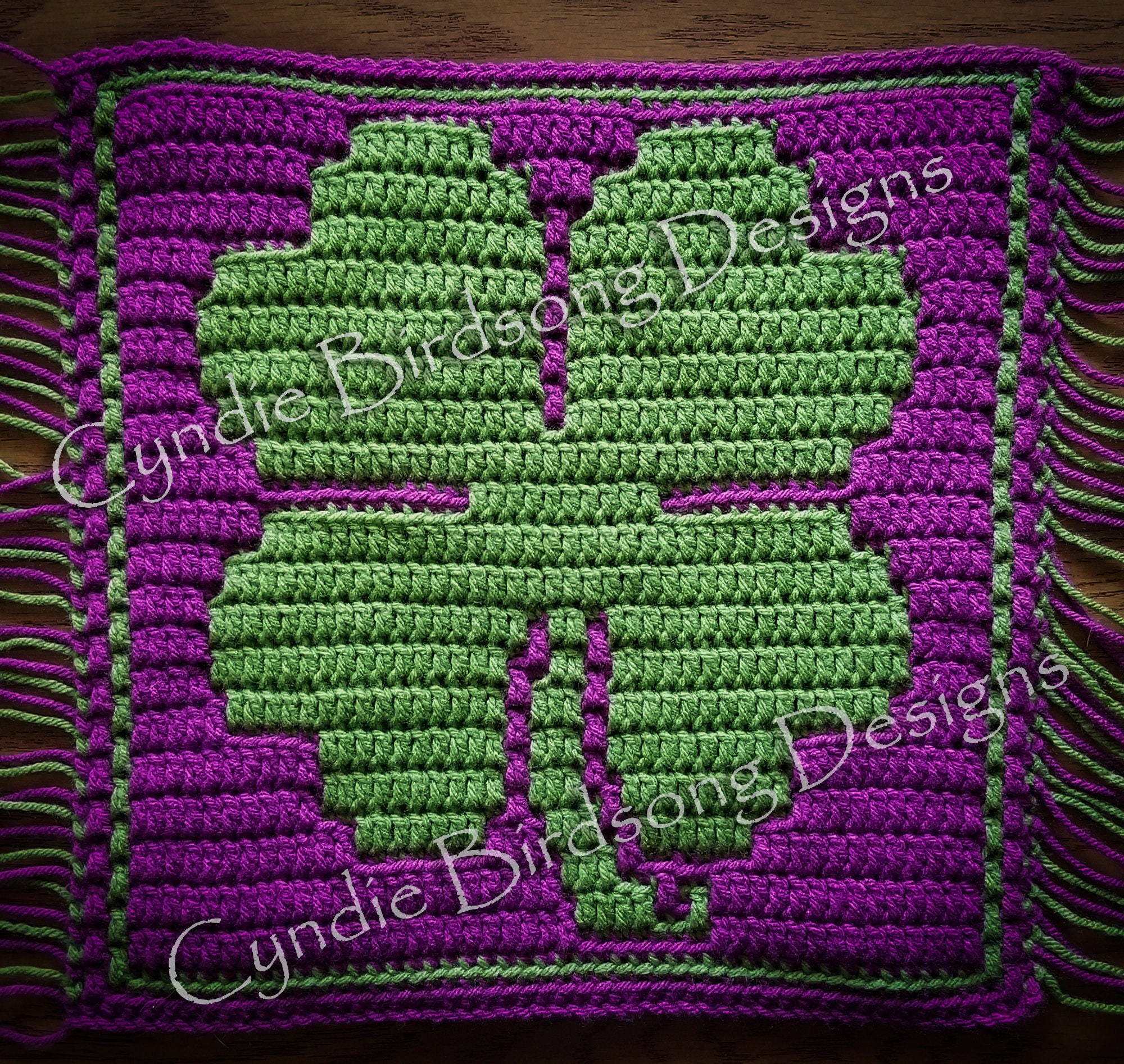 34 Fun Crochet Clover Patterns Perfect for St. Patrick’s Day 30 Pattern "St. Patrick's Day