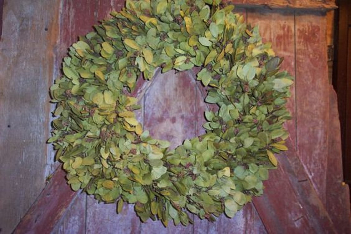 Fresh Wreath Manzanita Wreath 24 Outer Diameter Etsy