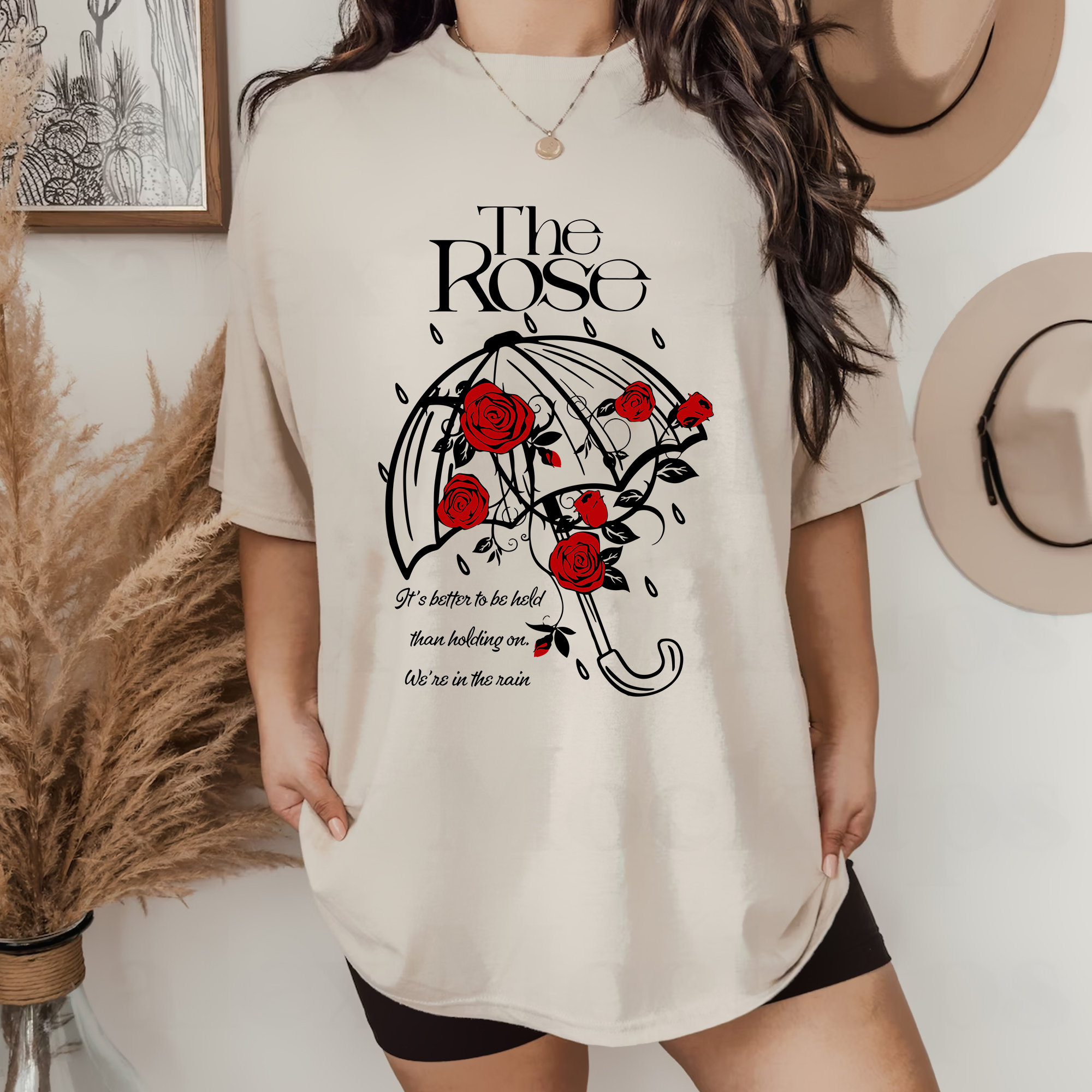 The Rose She's in the Rain Sweatshirt, Dawn to Dusk Tour Shirt