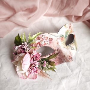 Pink Pearl Mask Masquerade - Etsy