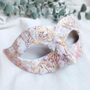 pink gold butterfly mask Venetian ball womens mask fairy costume party mask butterfly bridal mask event floral carnival mask masquerade