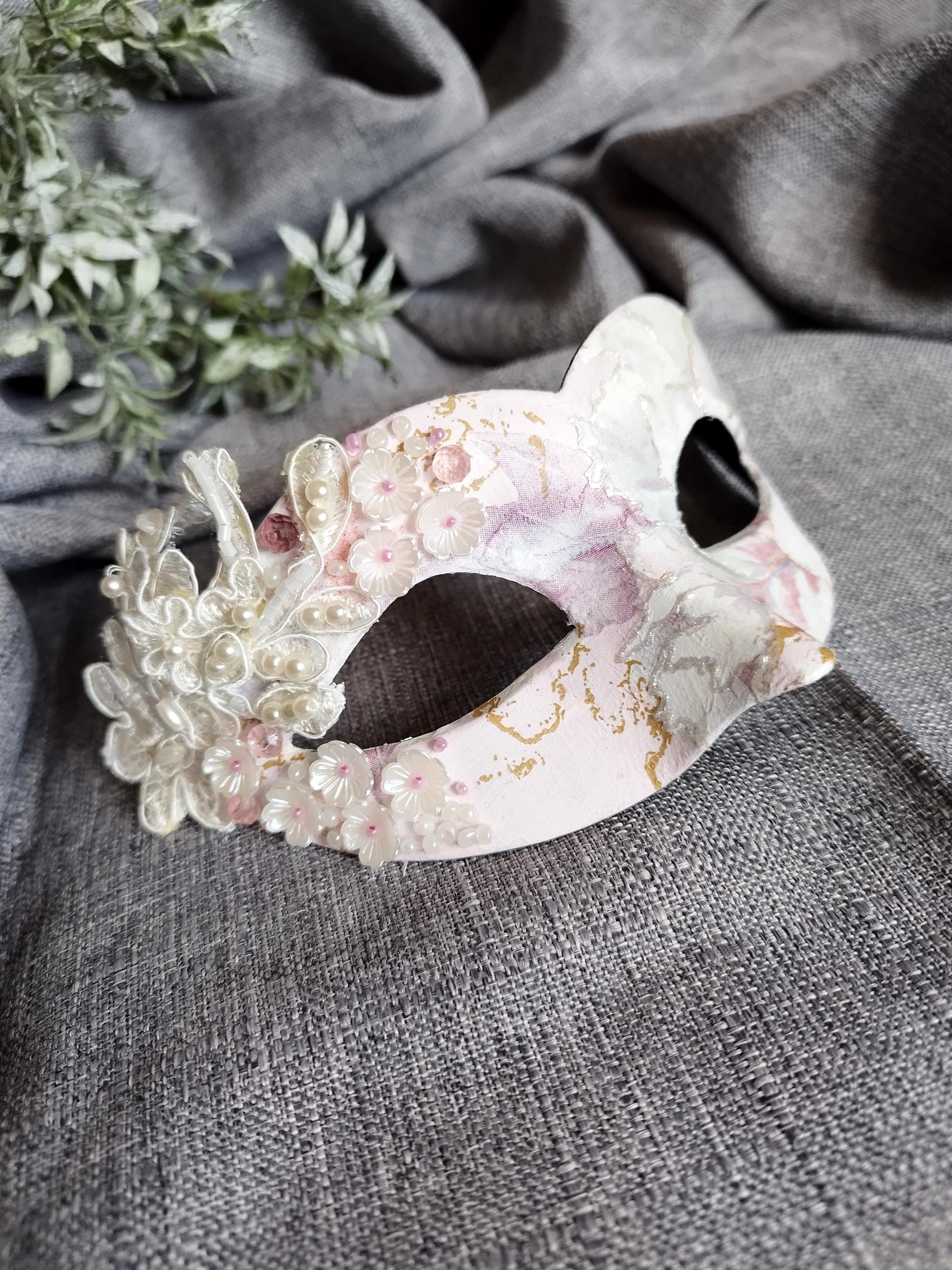 Pink Masked Pink Masquerade Mask Designs Pink & Pearls