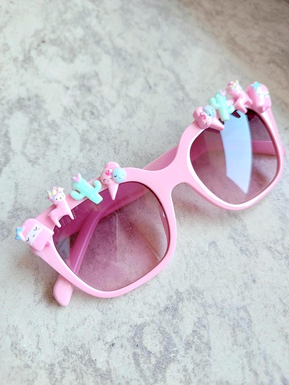 Sunglasses for Girl Pink Cute Sunnies Mexican Party Favor Gift for