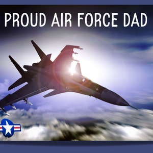 Air Force Dad, 2-sided Cards, signature stationery, note cards, stationary, personalized gift, USAF, Proud Dad, Air Force Father, Groomsmen