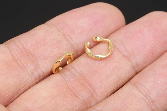 H1014 no.4 gold Plated 1 Piece ear Cuff nickel Free non pierced Earring simple Ear Cuff Etsy