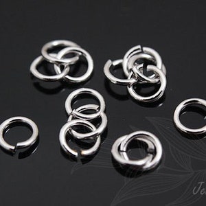 B053-0.7X3mm- 10g-Ternary Alloy Plated Jump Ring-Open Link