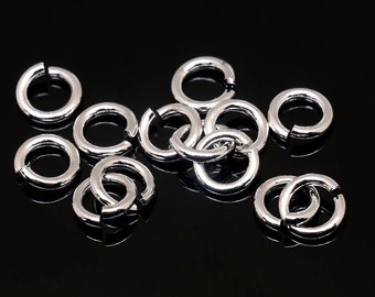 B572-1.2*4mm-10g-Ternary Alloy Plated Jump Ring-Open Link-Jewelry findings