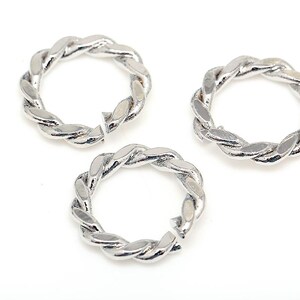B153- 10pcs-Ternary Alloy Plated-1.8*8mm Jump Ring-Open Link