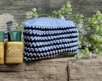 Stripes purse / bag crochet pattern PDF & video - Woolpedia