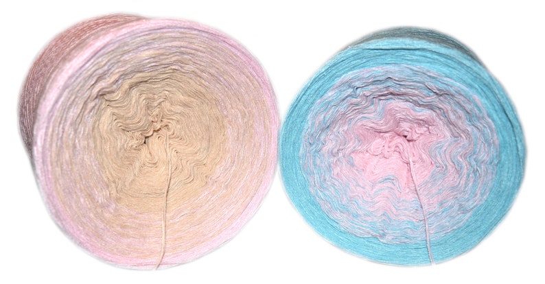 handmade for crochet /& knitting colour gradient yarn cake Woolpedia\u00ae Colors Candy Shop IV 3ply 4000m series