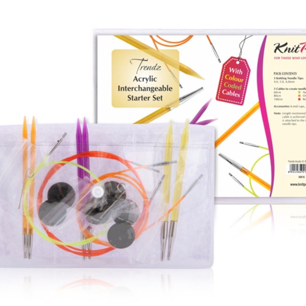 KnitPro Spectra Trendz starter kit knitting needles