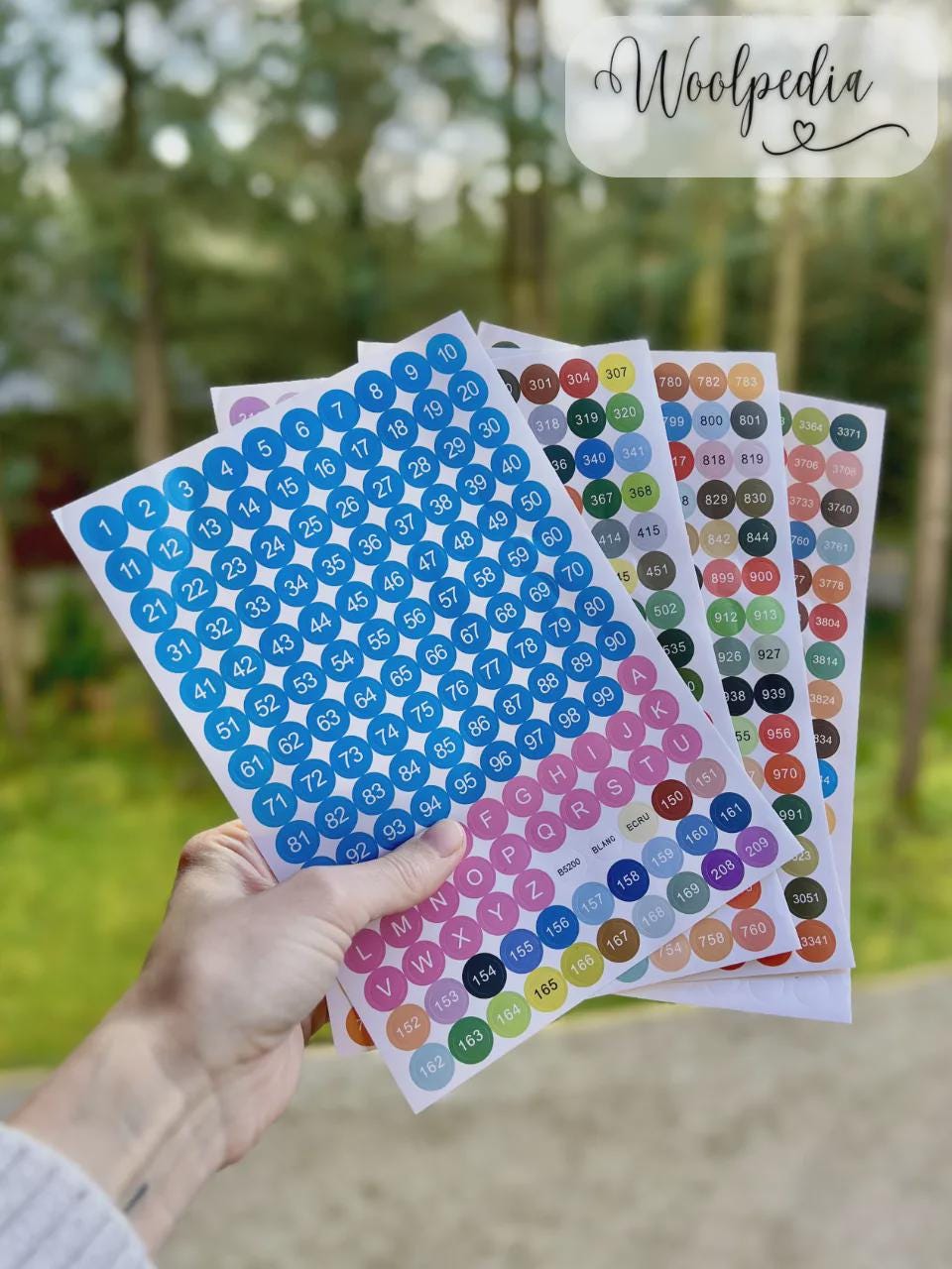 Number Stickers - 447 Stickers for Diamond Painting Organizers - Etsy